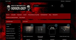 Desktop Screenshot of horror-shop.net